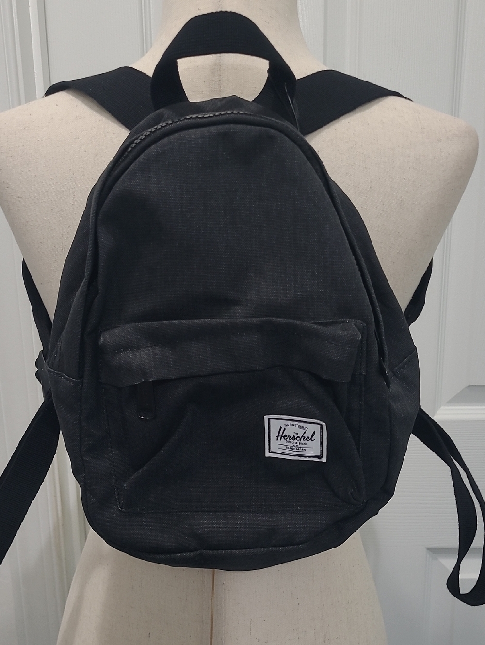 Herschel Supply Company Black Mini Backpack with Front Pocket